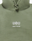 Meat Friends Hoodie Olive